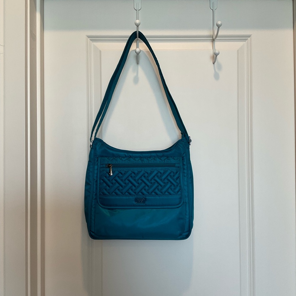 Lug Hopscotch Ocean Blue Crossbody Shoulder Bag